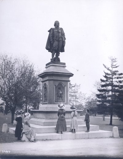 Shakespeare-Denkmal. Tower Grove Park. von Unknown